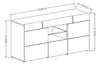 A line drawing of a kommode with dimensions indicated. Podgląd zdjęcia produktu