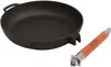 Gusseisenpfanne 28cm Gußeisenpfanne mit abnehmbarem Produktbild-Vorschau 4