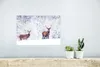 MuchoWow® Poster Hirsche - Tiere - Schnee 30x20 cm - Produktbild-Vorschau 5