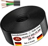 30m Kunststoffschlauchleitung H03VV-F 4G0,75 Schwarz Produktbild-Vorschau 1