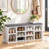 Armadietto per scarpe KESPER, colore bianco, con cuscino Anteprima dell’immagine prodotto 4