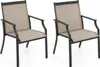 Two outdoor chairs are shown against a white background. Produktbild-Vorschau