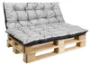 Sada zahradních polštářů 120/80 cm + 120/40 cm na paletovou Náhled obrázku produktu 4