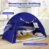 COSTWAY Kindertent, speelhut met 2 ramen en vlaggen, Productafbeelding-voorbeeld 6