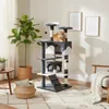 tiragraffi belviona, albero per gatti alto 130 cm con Anteprima dell’immagine prodotto 2