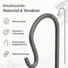 Boltze Gartenstab , H 85 cm, Eisen, Braun Produktbild-Vorschau 2