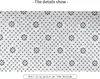 Close-up view of the anti-slip backing of a bath mat, showing the pattern of dots and flower-like shapes. Náhľad obrázku produktu