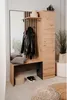 Garderobenschrank Garderobenpaneel mit Sitzbank Medan | Produktbild-Vorschau 8