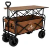 Chariot de plage pliable LUARO avec table 2 en 1 Voir les images du produit 1