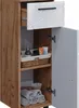 Midischrank Vicco Irma Weiß Hochglanz/Goldkraft Eiche 30 x Produktbild-Vorschau 6