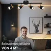 ARTE LAMP Deckenstrahler LED 4 Flammig GU10 Schwarz, Produktbild-Vorschau 7