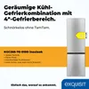 Exquisit Kühl-Gefrierkombination KGC265-70-010D inoxlook | Produktbild-Vorschau 2