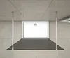 Duschkabine 100x200cm Duschwand mit Glasschutzfolie 8mm Produktbild-Vorschau 3