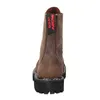 ANGRY ITCH-8-Loch Vintage Braun Ranger Armee Leder Stiefel Produktbild-Vorschau 5