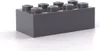 A single dark gray LEGO brick on a white background. Anteprima dell’immagine prodotto