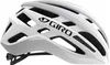 A white Giro bicycle helmet shown from the side. Podgląd zdjęcia produktu