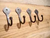 Haken-Set (4 Stück) geschmiedete Haken Wandhaken Eisen Produktbild-Vorschau 2