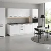 ULWEHOME | Küchenzeile 260 cm Mattweiß, Küchenmöbel-Set Produktbild-Vorschau 4