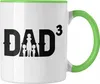 Trendation - Vater 3 Kinder Tasse Geschenk Lustiger Spruch Produktbild-Vorschau 1