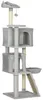 PawHut Kraboom, 160 cm hoog, kattenboom met holtes, mand, Productafbeelding-voorbeeld 1