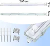 Aopunly LED Feuchtraumleuchte Wannenleuchte Wannenlampe Produktbild-Vorschau 2