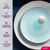 Cookinglife Speiseteller Delice Blau ø 26,5 cm - 6 Stück Produktbild-Vorschau 3