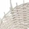 A close-up view of a white woven basket. Podgląd zdjęcia produktu