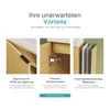 EMKE Waschbeckenunterschrank mit waschbecken 417×240×646 mm Produktbild-Vorschau 4