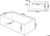 BELIANI Vírivá vaňa čierna sanitárny akrylát 183 x 90 cm Náhľad obrázku produktu 3