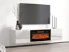 MIRJAN24 TV-Lowboard Luxe mit Kamin, zwei Drehtüren, Produktbild-Vorschau 3