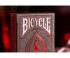 Bicycle® Kartendeck - Foil Back Crimson Red Kartenspiel Produktbild-Vorschau 3