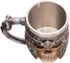 3D Totenkopf 400ml Tasse aus Edelstahl für Getränke wie Produktbild-Vorschau 4