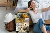 MuchoWow® Koffer Handgepäck Trolley Rollkoffer Kleine Produktbild-Vorschau 2