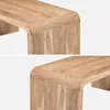 Close-up view of a wooden coffee table. Produktbild-Vorschau