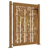 vidaXL Gartentor 105x130 cm Cortenstahl Bambus-Design -  Produktbild-Vorschau 3