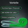 Hebeschlinge 2 Meter bis 2000 kg | DIN EN 1492-1  | Produktbild-Vorschau 2