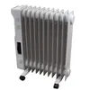 A white electric oil heater with 11 fins and wheels, shown against a white background. Náhled obrázku produktu