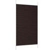 Plissee Klemmfix ohne Bohren 60x120cm Mokkabraun Produktbild-Vorschau 3