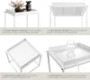 Table d'appoint CAMBRIDGE 40x40x44cm - blanc Voir les images du produit 4