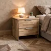 Nachttisch NACO Eiche massiv geölt - Nachtkommode mit 2 Produktbild-Vorschau 5