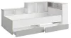 Jugendzimmer-Komplettset in Grau mit Weiß mit Bett, Produktbild-Vorschau 11