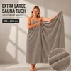 Komfortec Saunatuch 100x200 cm XXL, 100% Baumwolle, 500 Produktbild-Vorschau 4