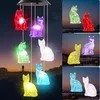 solarbetriebene Katzen-Windspiele, Erinnerungs-Windspiele Produktbild-Vorschau 1