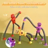 Teleskop Roboter Fidget Toys Mit Saugnapf, 4Stück Anti Produktbild-Vorschau 6