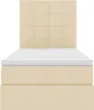 Bett mit Stauraum und LED mit LED Creme 90 x 190 cm Produktbild-Vorschau 8