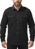 A man wearing a black long-sleeved shirt. Produktbild-Vorschau