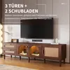 Nízká skříňka STILVORA se skleněnými dvířky a LED Náhled obrázku produktu 9