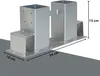 4er Set Holzstapelhilfe feuerverzinkter Stahl 34x10x15 cm Produktbild-Vorschau 3