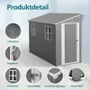 4x10 Fuß Schwerlast Metallschuppen mit Boden-Kit Produktbild-Vorschau 2