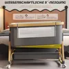 OYAJIA  Beistellbett 3 in 1 Beistellbett Stubenwagen Produktbild-Vorschau 11